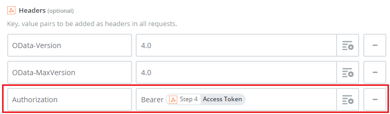 working with dynamics 365 records in Zapier token