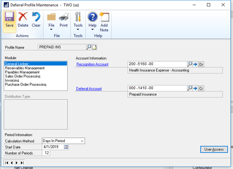 revenue expense deferrals